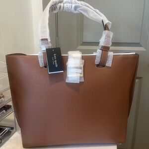 Kate Spade Large Katy Leather Work Tote.